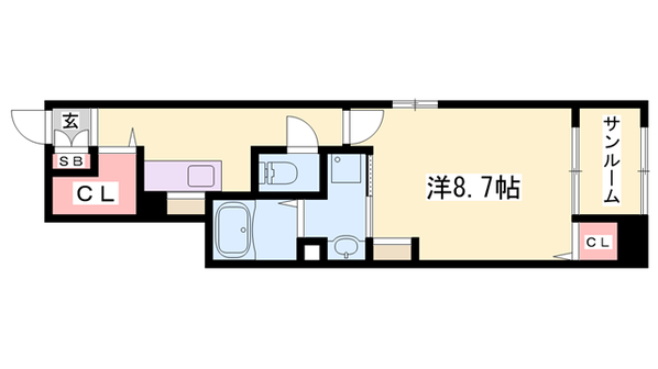 フロレゾンⅠの物件間取画像